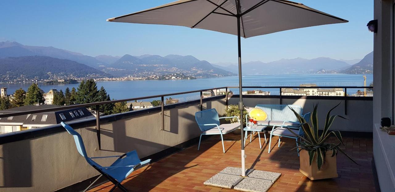 Terrace Lake View Stresa Bagian luar foto