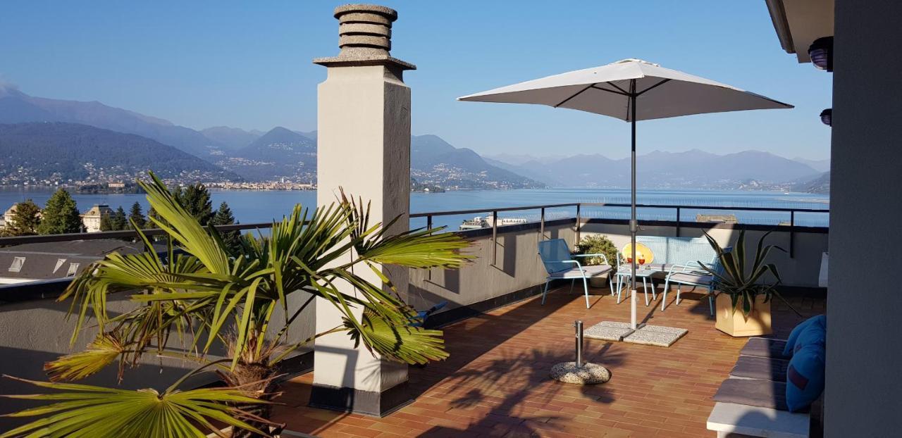 Terrace Lake View Stresa Bagian luar foto