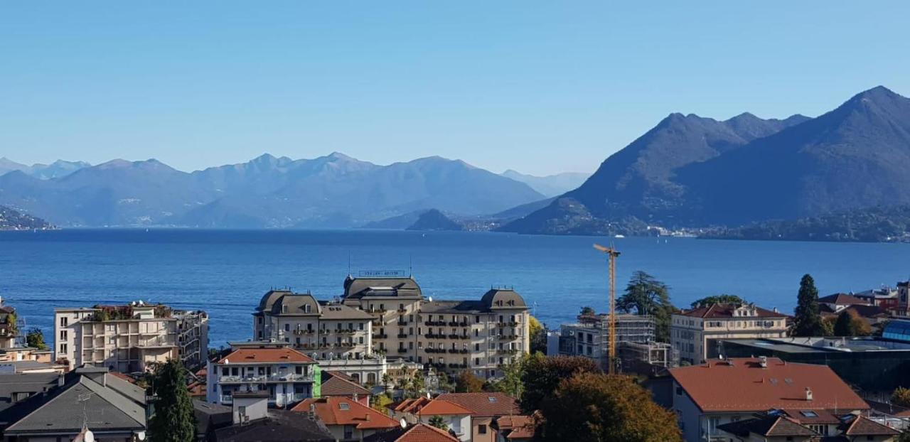 Terrace Lake View Stresa Bagian luar foto